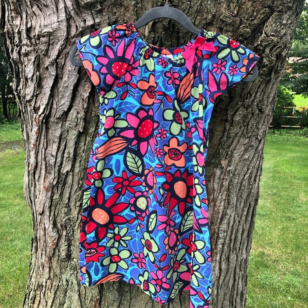 Hanna Andersson, size 120 Mutli  flower dress
